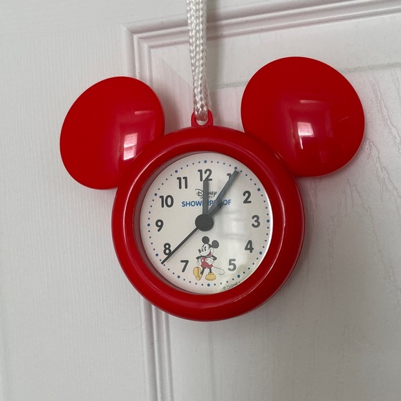Disney Red Mickey Mouse Wall Clock - Picture 3 of 5